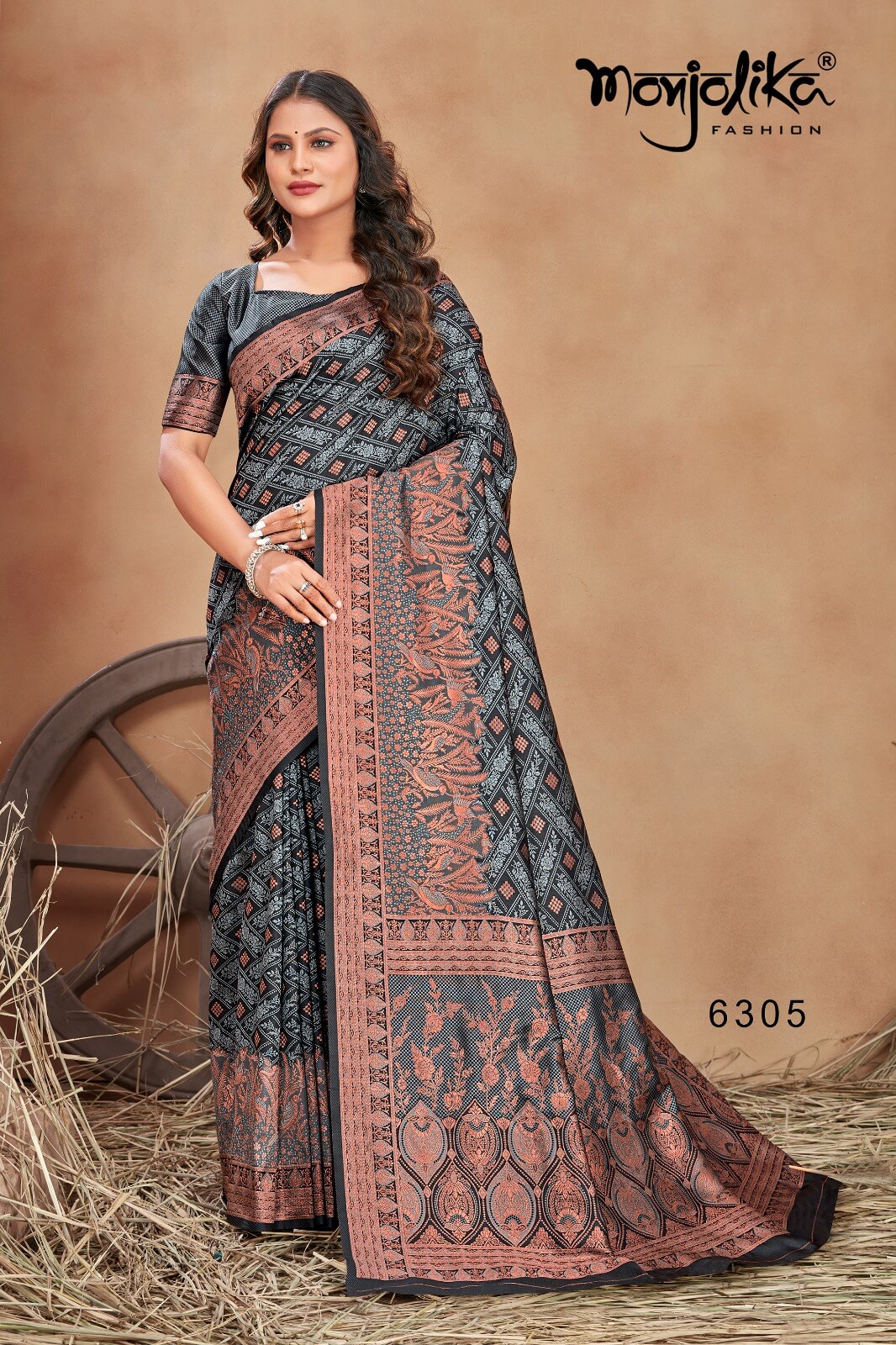 Monjolika sarees Maanyata 6300